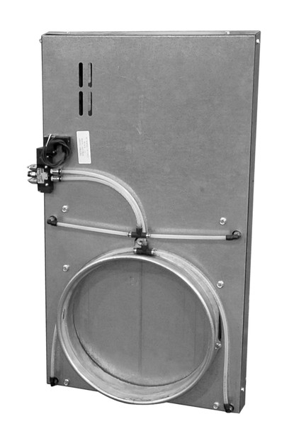 Nordfab Blast Gate SD Auto Galv 20ga 22QF 24VDC