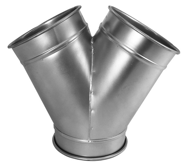 Nordfab Branch Y Galv 14ga 16 QF 11 QF 9 QF 90Deg L= 20.00