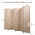 6-Panel Room Divider, 6 FT Tall Room Divider, Folding Privacy Screens, Freestanding Room Dividers