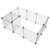 Pet Playpen, Small Animal Cage Indoor Portable Metal Wire Yard Fence for Small Animals, Guinea Pigs, Rabbits Kennel Crate Fence Tent YF