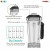 5 Core Professional Touch Screen Blender Soup Smoothie Grind 2000Watt