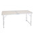 US Stock Home Use Aluminum Alloy Portable Folding Table White Outdoor Picnic Camping Dining Party Indoor RT