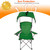 Foldable Beach Canopy Chair Sun Protection Camping Lawn Canopy Chair 330LBS Load Folding Seat