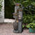 39inches Outdoor Water Fountains with LED Lights for Garden Decor