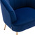 COOLMORE Accent Chair ; leisure single chair with Golden feet