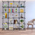 20 Cube Wire Metal Closet Organizer Bookcase Cabinet Wardrobe Storage Shelves