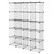 20 Cube Wire Metal Closet Organizer Bookcase Cabinet Wardrobe Storage Shelves