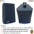 Outdoor Speaker Wired Waterproof Speaker Mounts Indoor Steel Easy Wall Patio Garage Home 2PCS 5 Core 13T BL Ratings (Black)