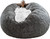 Bag Chair Cover(it was only a Cover;  not a Full Bean Bag) Chair Cushion;  Big Round Soft Fluffy PV Velvet Sofa Bed Cover;  Living Room Furniture;  Lazy Sofa Bed Cover; 5ft Dark Grey