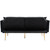 COOLMORE Velvet Sofa ;  Accent sofa .loveseat sofa with rose gold metal feet and Teal Velvet