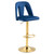 COOLMORE Bar Stools with Back and Footrest Counter Height bar Chairs