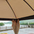 10x10 Ft Outdoor Patio Garden Gazebo Canopy;  Outdoor Shading;  Gazebo Tent With Curtains