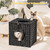 Mewoofun Handmade Cat Supplies Cat House for Indoor Woven Rattan Designed Pets