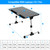 Foldable Laptop Stand Height Angle Adjust Notebook Bed Desk Breakfast Reading Table S Size