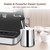 Geek Chef Espresso Machine;  Espresso and Cappuccino latte Maker 20 Bar Pump Coffee Machine Compatible with ESE POD capsules filter;  950W;  1.5L Water Tank