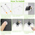 Solar Pendant Lights IP65 Waterproof Shed Light 120° Adjustable Garage Light with 3 Timing Modes 4 Brightness Levels 