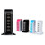 Smart Power 6 USB Colorful Tower for Every Desk at Home or Office charge any Gadget