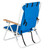 Backpack Beach Chair Folding Portable Chair Blue Solid Camping Hiking Fishing