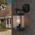 Wall Light Dusk to Dawn Sensor Outdoor Wall Lantern with E26 Bulb