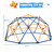 Children Dome Climber Playground Kids Swing Set Climbing Frame Backyard Gym Develop Confidence for Fun Indoor Outdoor XH