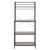 5-Tier Kitchen Bakers Rack with 10 S-Shaped Hooks; Industrial Microwave Oven Stand; Free Standing Kitchen Utility Cart Storage Shelf Organizer (Rustic Gray)