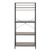 5-Tier Kitchen Bakers Rack with 10 S-Shaped Hooks; Industrial Microwave Oven Stand; Free Standing Kitchen Utility Cart Storage Shelf Organizer (Rustic Gray)