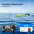 2.4GHz Racing Boats 4DRC S1 Boat Remote Control Boat for Kids Adults 25+ MPH.