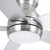 YUHAO 52 in. Brushed Nickel Low Profile Ceiling Fan with 5 Plywood Blades