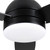 Yamiyu Modern 48 in. Indoor Matte Black Downrod Smart Ceiling Fan with Integrated LED, Work with Alexa and Google Assistant
