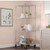 Heavy Duty 4-Tier Corner Storage Rack Shelving Unit with Casters