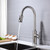 Single Handle Pull Down Kitchen Faucet with Dual Function Sprayhead