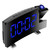 Projection Alarm Clock with Radio Function 7.7In Curved-Screen LED Digital Alarm Clock w/ Dual Alarms 4 Dimmer 12/24 Hour