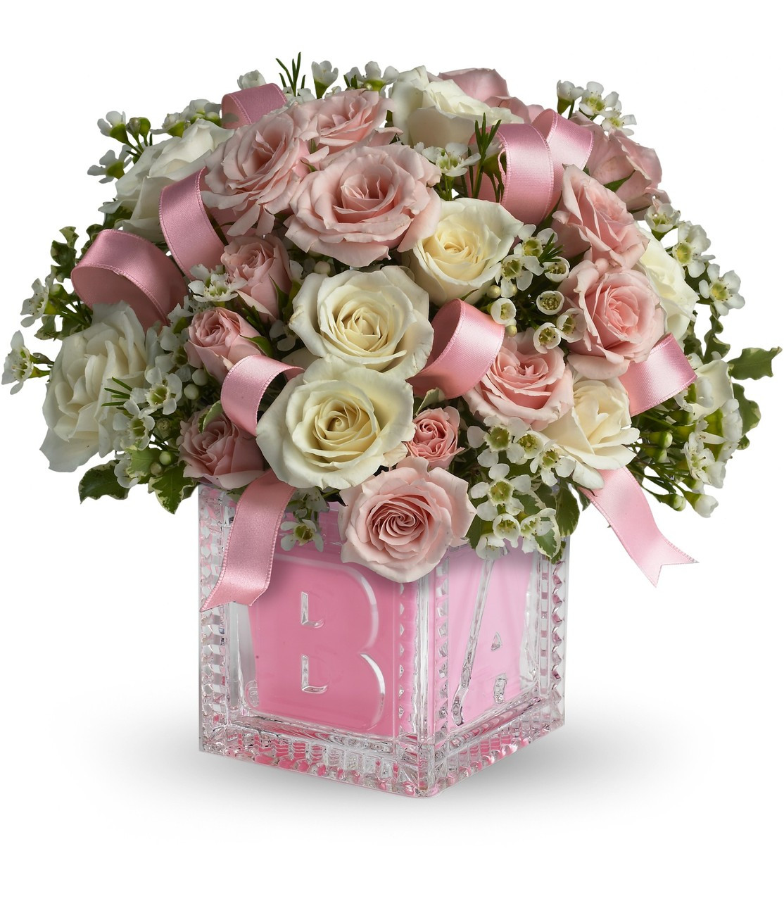 New Baby Girl Flower Bouquet | Pasadena Flower Delivery