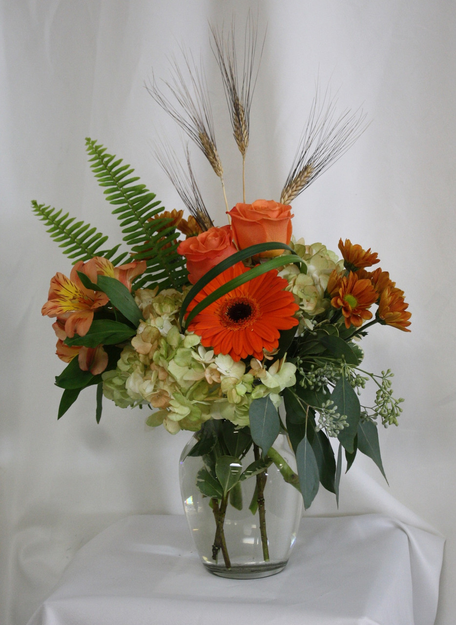Fall Hydrangea Flower Bouquet | Deer Park Delivery