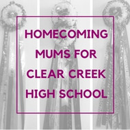 Clear Creek High School Homecoming Mums