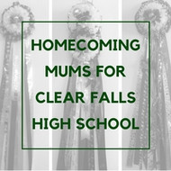 Clear Falls High School Homecoming Mums