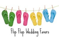 Flip Flop Baskets as Wedding Favors