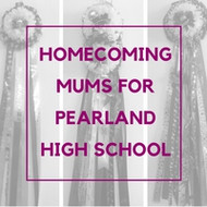 Pearland High School Homecoming Mums