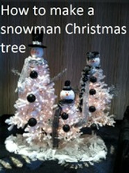 How to Make a Snowman Christmas Tree