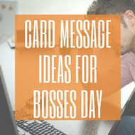 Card Message Ideas for Bosses' Day