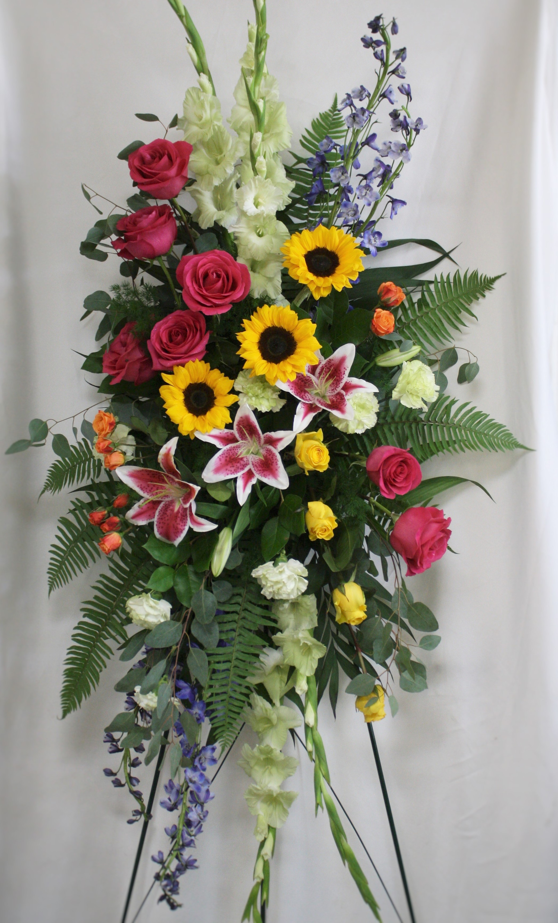 Yellow Funeral Flowers | Sympathy Urn Arrangement
