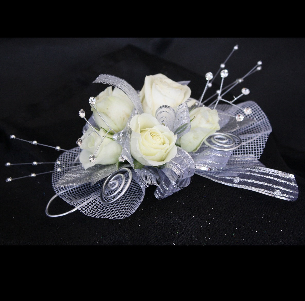 White Rose corsage for Prom | Roses, Orchids | Pasadena TX