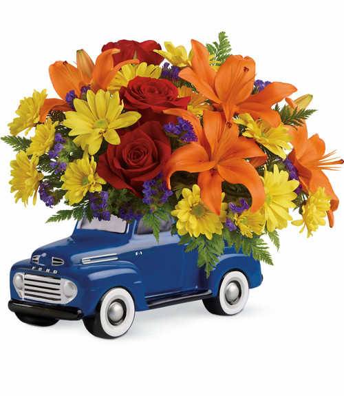 Vintage Ford Pickup Bouquet