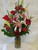 Jungle Love Red Rose and Stargazer Bouquet from Enchanted Florist - It includes red roses, stargazer lilies and is accented with leopard print straight from the jungle. Approximately 24"H x 13"W
SKU RM137
