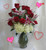 Ultimate Romance Dozen Red Roses for Valentines Day from Enchanted Florist Pasadena TX. It includes our upgraded Bella vase, white hydrangeas, fragrant stargazer lilies, dozen premium red Ecuadorian roses, eucalyptus, and bear grass for the flowy look. RM919