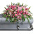 Beautiful Memories Pink Roses Casket Spray from Enchanted Florist. This lovely spray features pink hydrangeas, pink roses, pink spray roses, pink stargazer lilies, pink carnations, pink larkspur, pink snapdragons, pink stock, silver dollar eucalyptus, seeded eucalyptus, and other assorted greenery.
RM565