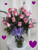 Two Dozen Purple Roses for Valentine's Day by Enchanted Florist Pasadena TX. This show stopping bouquets of our lush and romantic purple roses comes complete with baby's breath, greens and a bow and is hand arranged by our premier floral designers.
STANDARD Option in pictured with 24 purple roses. The Deluxe Option will have 27 purple roses and the Premium Option will have 30 purple roses. 
Approximately 26"H x 16"W  
SKU RM957