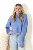 Sky Blue Cropped Sweater