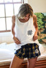 Monogrammed Pajama Shorts