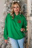 Monogrammed Hoodie in Kelly Green